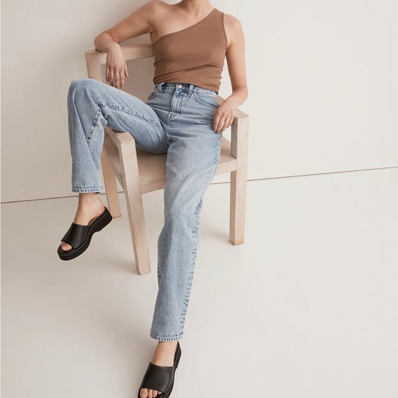 Madewell Petite Baggy Straight Jeans in Olvera Wash Size 31P - Picture 2 of 8